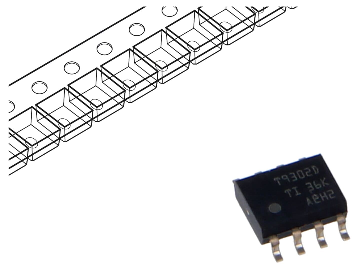 Amplificator operațional dual 1MHz SO8 4,5-40V Texas Instruments