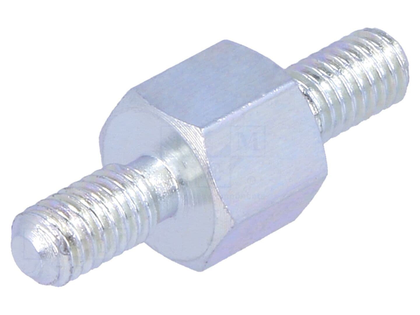 Piuliță-distanțieră filetată hexagonală M3 - 5mm, din oțel zincat