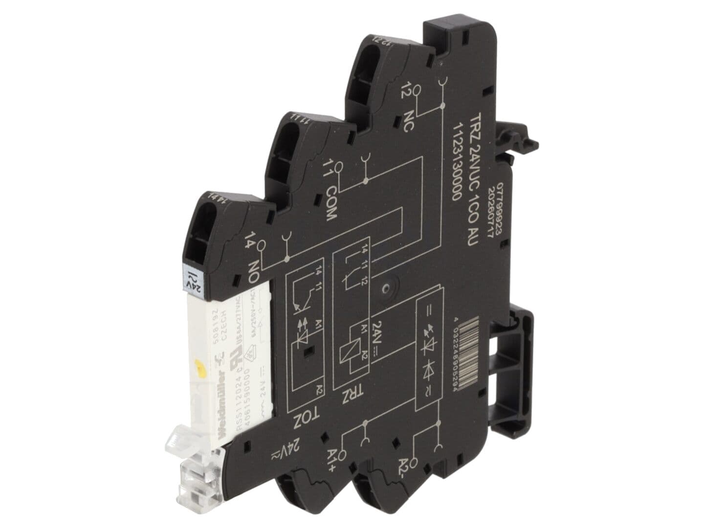 Releu interfață SPDT 24V AC/DC 6A