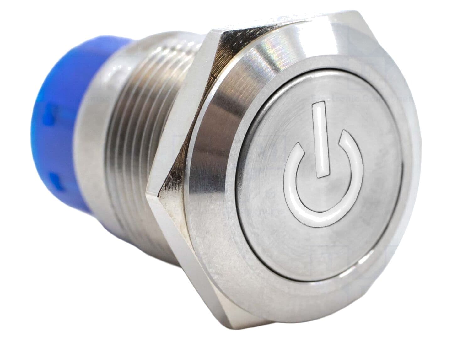 Comutator anti-vandalism IP67, SPDT, 3A/250VAC, iluminat LED