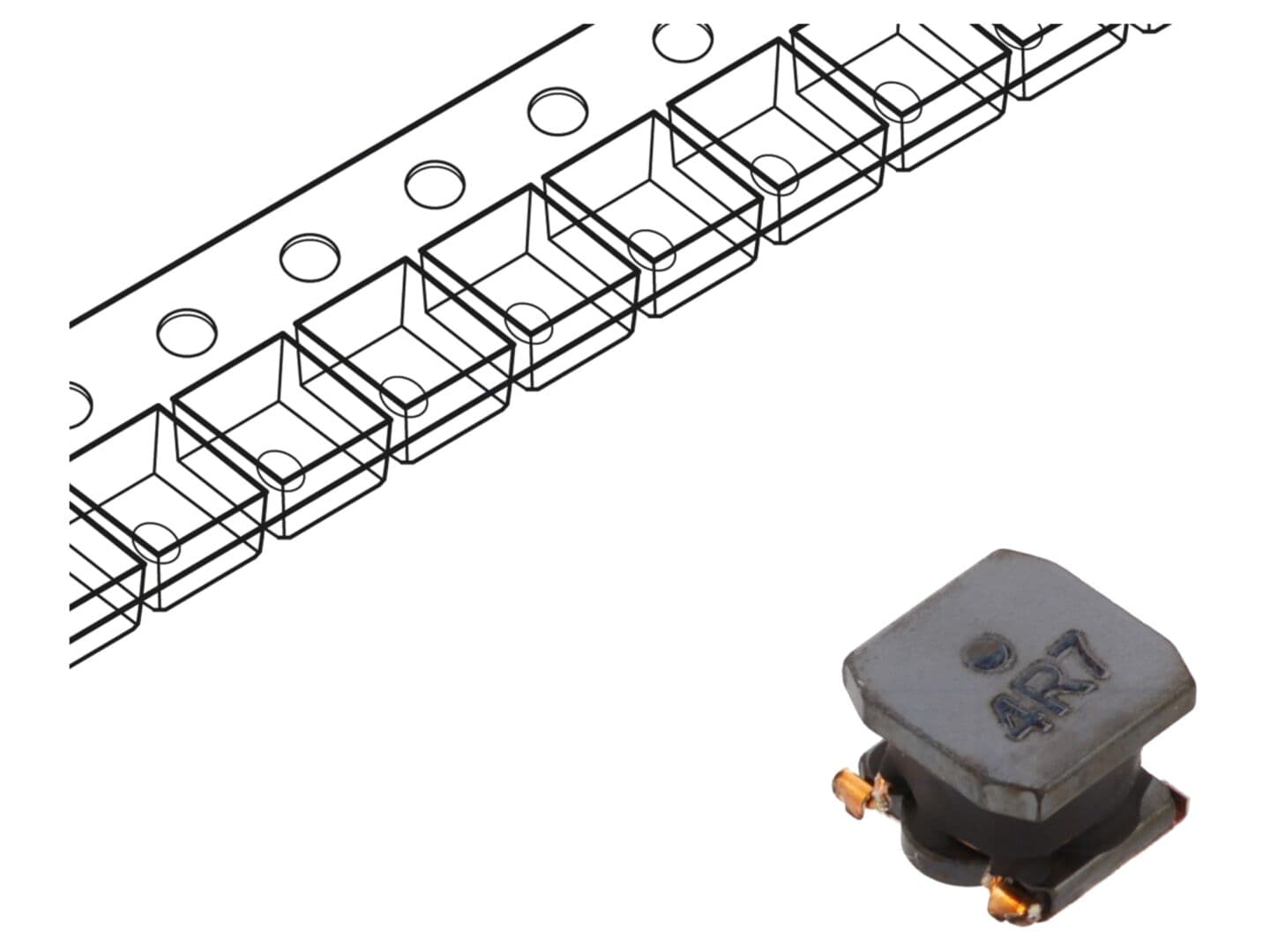 Inductor SMD Ferită 4,7uH 4,2A TDK - Performanță Ridicată
