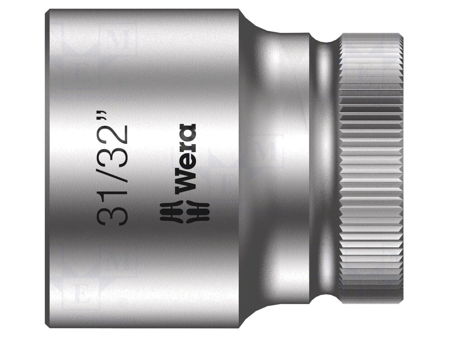 Cheie tubulară 6-puncte HEX 31/32" 1/2" 37mm Zyklop WERA