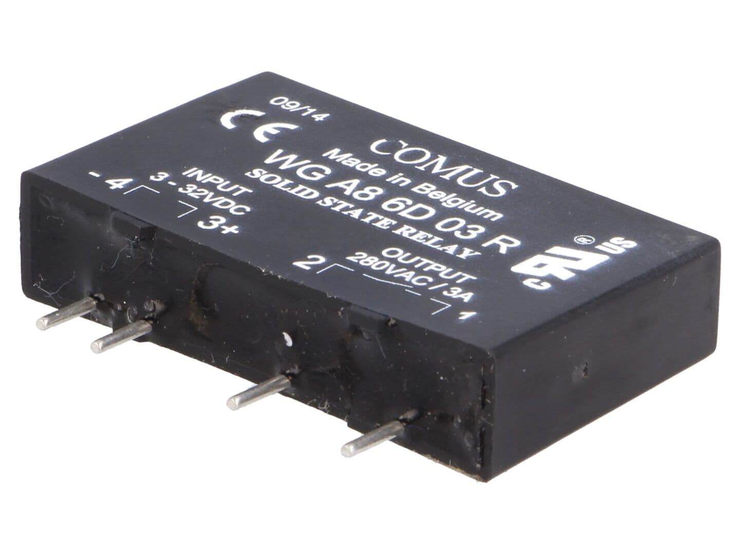 Releu semiconductor 1-fazat 3A 48-280VAC - WGA8 COMUS