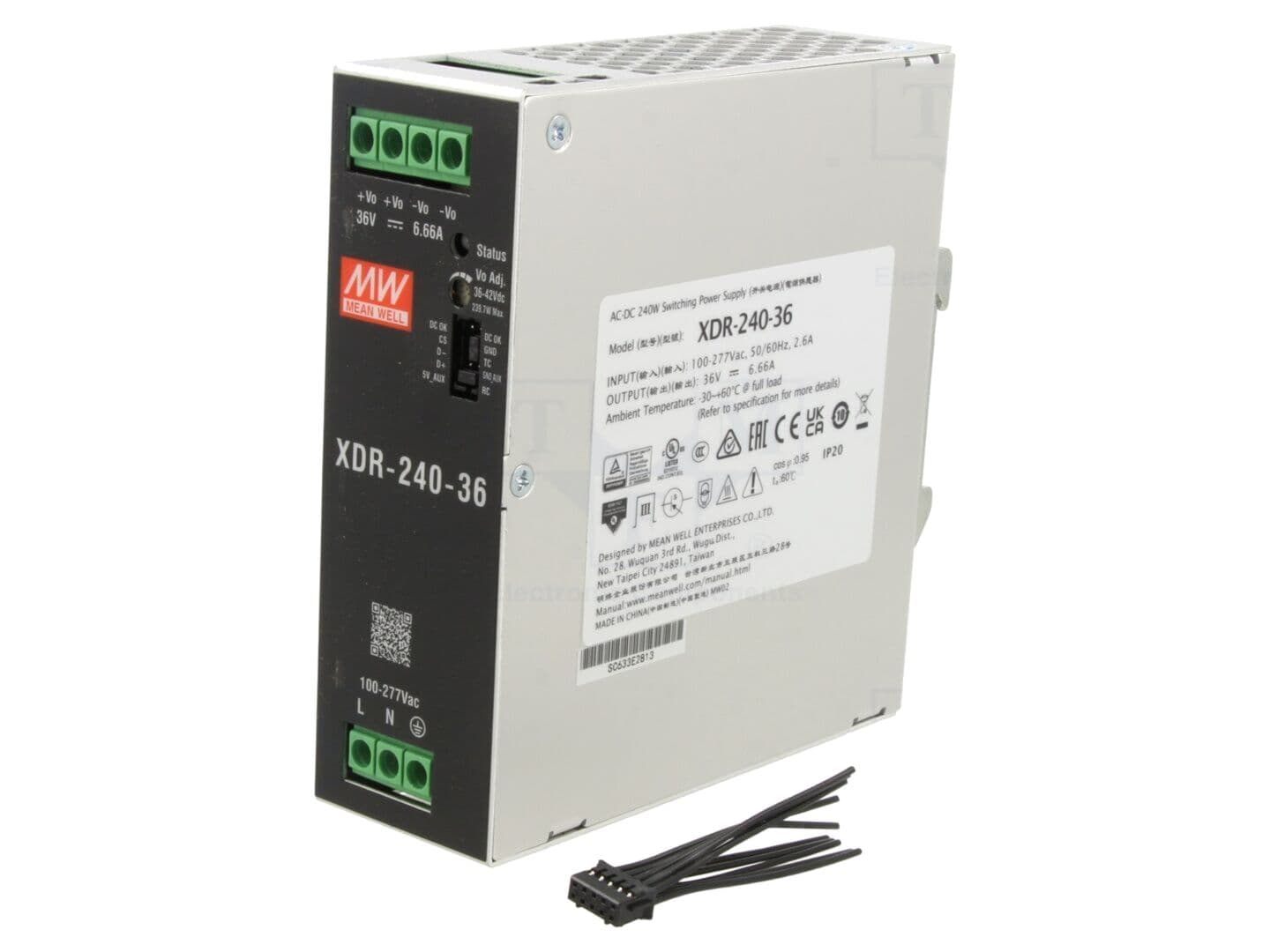 Alimentator pulsatoriu 240W, 36VDC, pentru şină DIN - MEAN WELL